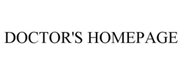 DOCTOR'S HOMEPAGE trademark