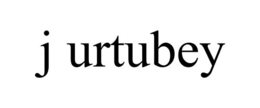 J URTUBEY trademark