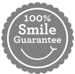 100% SMILE GUARANTEE trademark