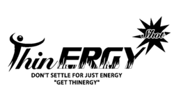 THINERGY SHOT DON'T SETTLE FOR JUST ENERGY "GET THINERGY" trademark