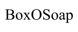 BOXOSOAP trademark