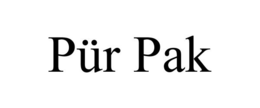 PÜR PAK trademark