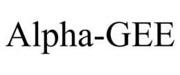 ALPHA-GEE trademark