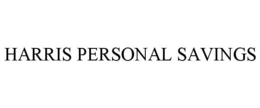 HARRIS PERSONAL SAVINGS trademark