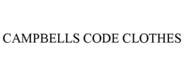 CAMPBELLS CODE CLOTHES trademark