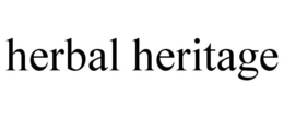 HERBAL HERITAGE trademark