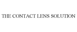 THE CONTACT LENS SOLUTION trademark