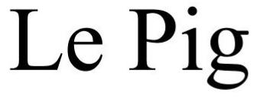 LE PIG trademark