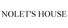 NOLET'S HOUSE trademark