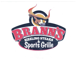 BRANN'S SIZZLING STEAKS & SPORTS GRILLE trademark