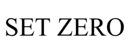 SET ZERO trademark
