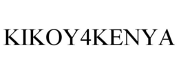 KIKOY4KENYA trademark