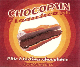 CHOCOPAIN Y'A PAS MIEUX DANS TON PAIN PÂTE À TARTINER CHOCOLATÉE AUX CACAHUÈTES trademark