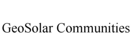 GEOSOLAR COMMUNITIES trademark