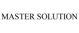 MASTER SOLUTION trademark
