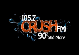 105.7 CRUSH FM 90S AND MORE trademark