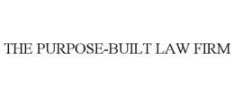 THE PURPOSE-BUILT LAW FIRM trademark