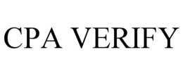CPA VERIFY trademark