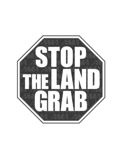 STOP THE LAND GRAB AMA trademark