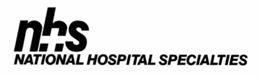 NHS NATIONAL HOSPITAL SPECIALTIES trademark