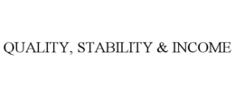 QUALITY, STABILITY & INCOME trademark