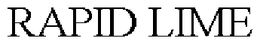 RAPID LIME trademark