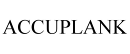 ACCUPLANK trademark