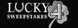 LUCKY 4 SWEEPSTAKES trademark