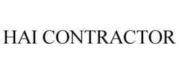HAI CONTRACTOR trademark