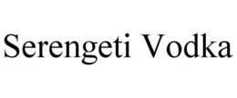 SERENGETI VODKA trademark