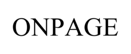 ONPAGE trademark