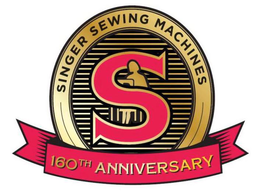 S SINGER SEWING MACHINES 160TH ANNIVERSARY trademark