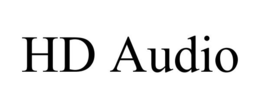 HD AUDIO trademark