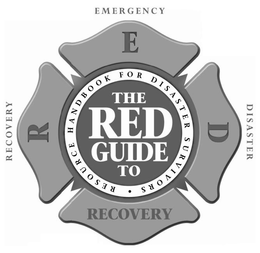 RECOVERY, EMERGENCY, DISASTER; RED; THE RED GUIDE TO RECOVERY; RESOURCE HANDBOOK FOR DISASTER SURVIVORS trademark