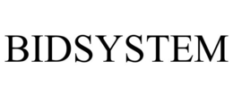 BIDSYSTEM trademark