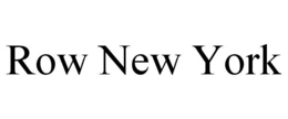 ROW NEW YORK trademark