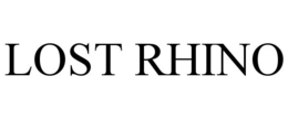 LOST RHINO trademark