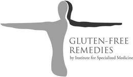 GLUTEN-FREE REMEDIES BY INSTITUTE FOR SPECIALIZED MEDICINE trademark