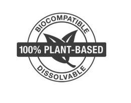BIOCOMPATIBLE 100% PLANT-BASED DISSOLVABLE trademark