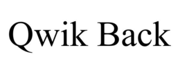 QWIK BACK trademark