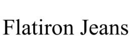 FLATIRON JEANS trademark