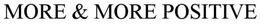 MORE & MORE POSITIVE trademark