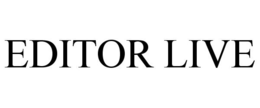 EDITOR LIVE trademark