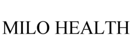 MILO HEALTH trademark