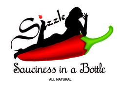 SIZZLE SAUCINESS IN A BOTTLE trademark