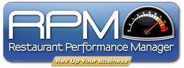 RPM RESTAURANT PERFORMANCE MANAGER REV UP YOUR BUSINESS trademark