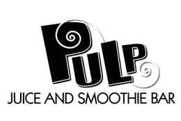 PULP JUICE AND SMOOTHIE BAR trademark