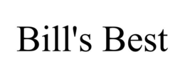 BILL'S BEST trademark