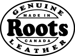 ROOTS GENUINE LEATHER MADE IN CANADA trademark