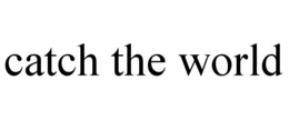 CATCH THE WORLD trademark